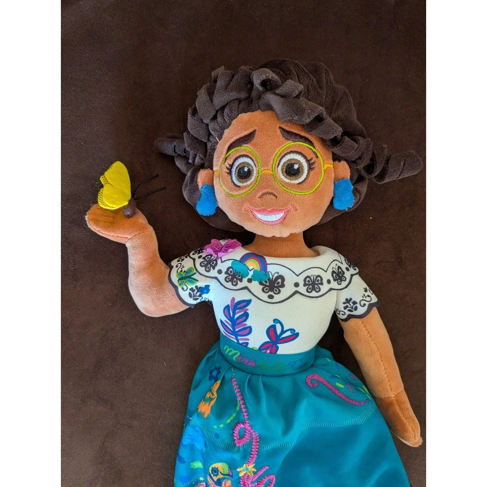 Disney Encanto Mirabel Madrigal Plush Doll Yellow Butterfly Teal‎ Skirt 958544